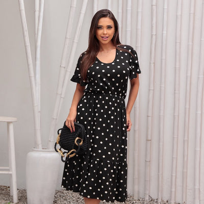 Vestido Feminino Premium Forrado em Viscolycra | Moda Marli