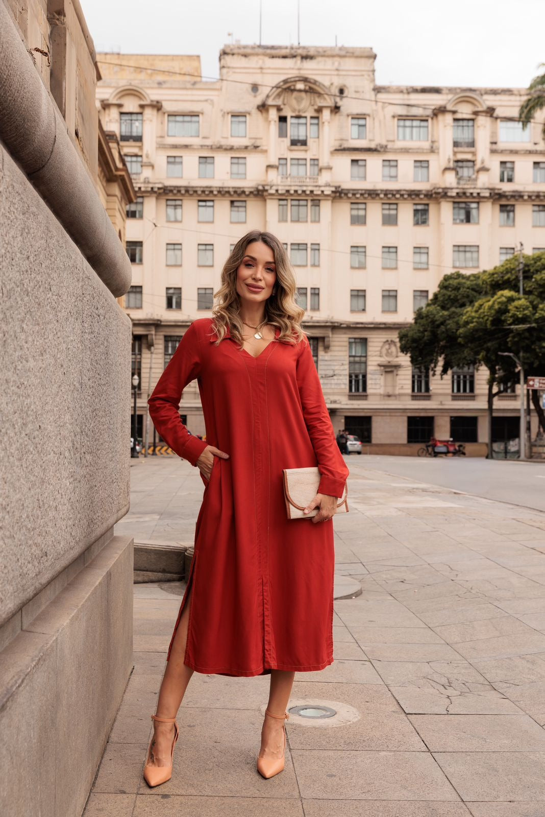 Chemise Linho Nassay Midi | Moda Marli