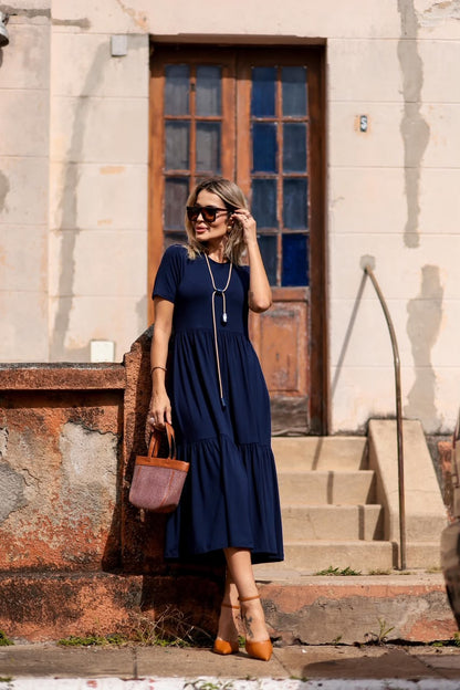 Vestido Midi Tamanho Único | Moda Marli